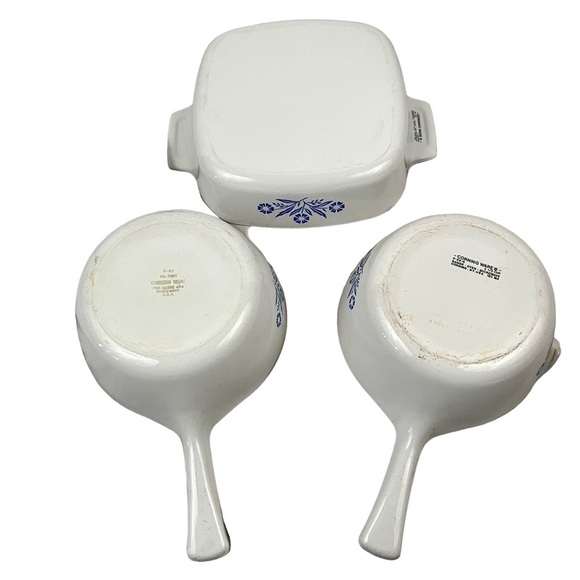 CORNING WARE Vintage Cornflower Blue Cookware Set - Picture 8 of 9